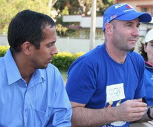 Christophe Audoire and the Indian Coach