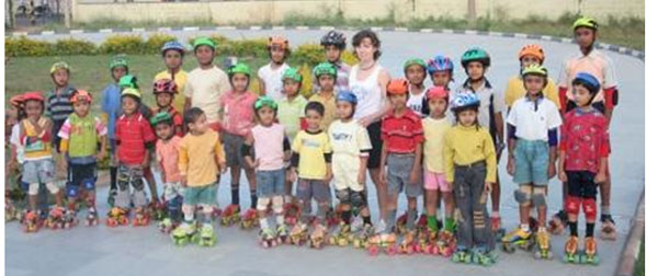 Indian -  100 meters  Skating  Track