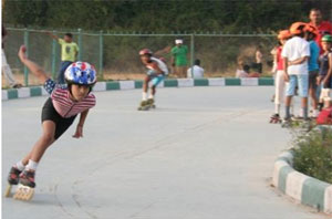 Speed-skating rink in India