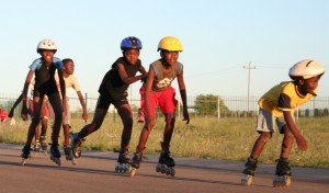 Mandela village 400 meters asphalt road circuit