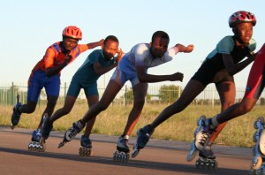 Mandela village 400 meters asphalt road circuit